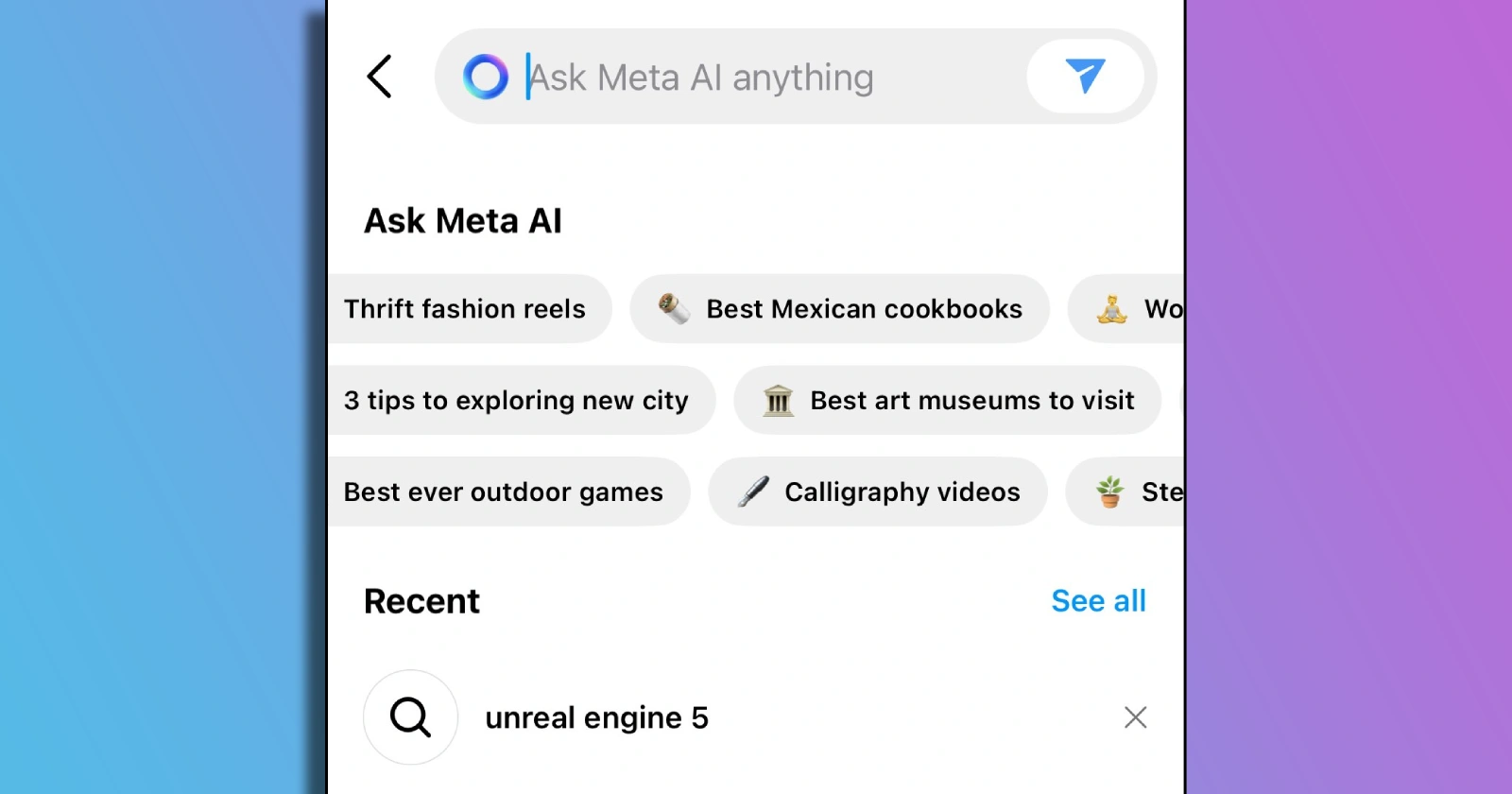 Want to get rid of Meta AI from Instagram and Facebook search bar? Try these workarounds