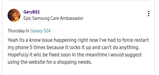 Samsung-Shop-freezing-issue