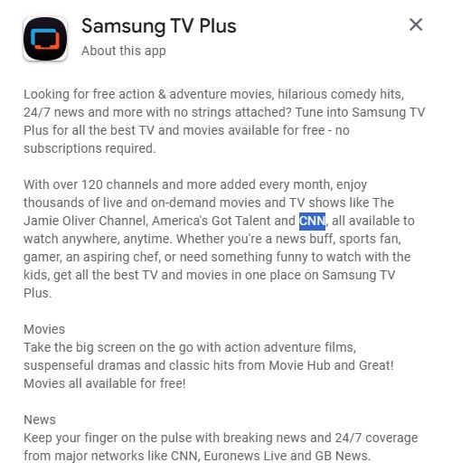 Samsung-TV-Plus-Play-Store-app