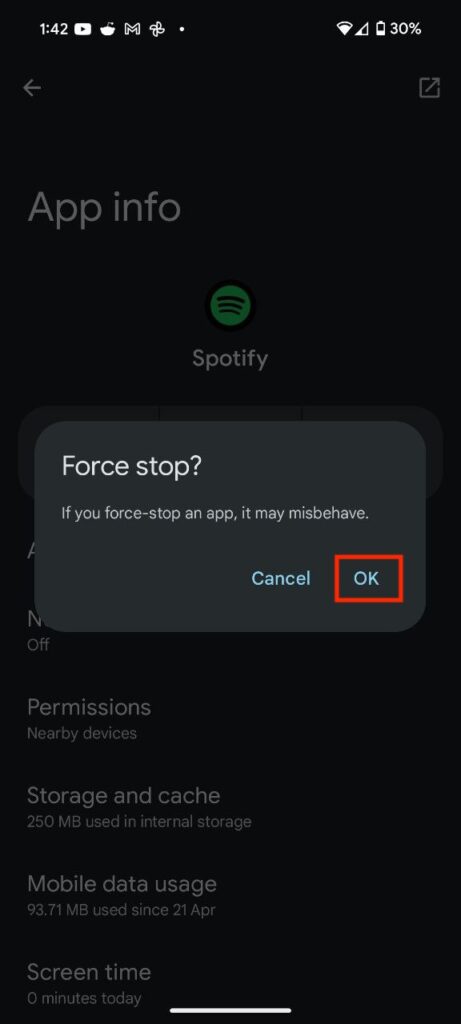 force-stop-spotify-app-android