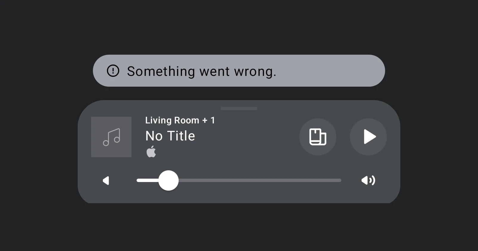 Sonos looking into 'Something went wrong' error when connecting to any music streaming service