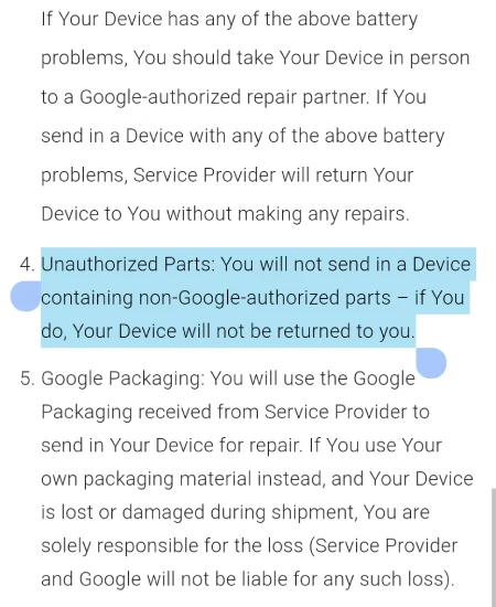 google-terms-for-repairing-products