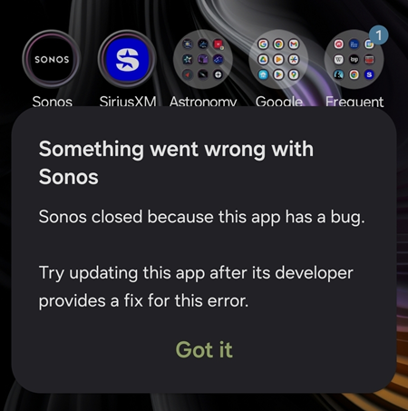 Latest-Sonos-app-crashing