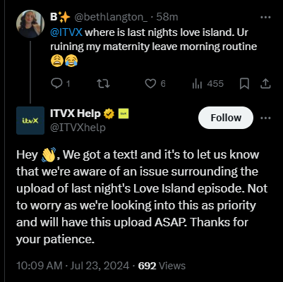 Love-Island-latest-episode-missing