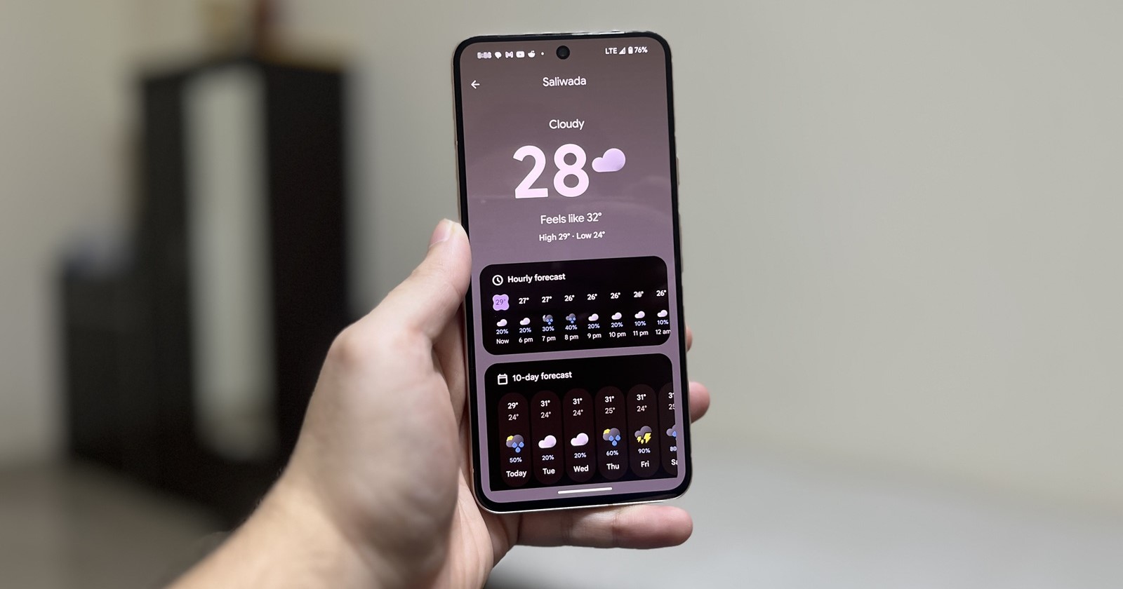 Why Pixel 9 At a Glance widget isn't opening new Pixel Weather app yet