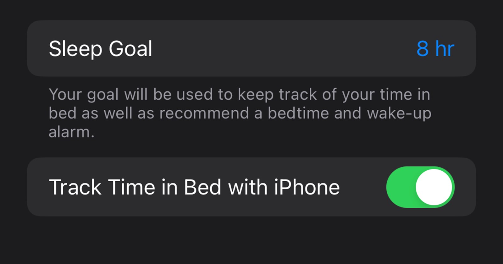 iOS 18 beta removed option to track time in bed with iPhone