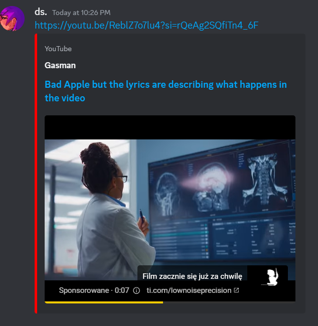 YouTube-ads-in-Discord-embeds