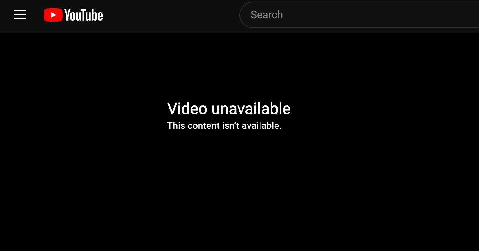 Some YouTube users frustrated over ‘Video unavailable’ glitch