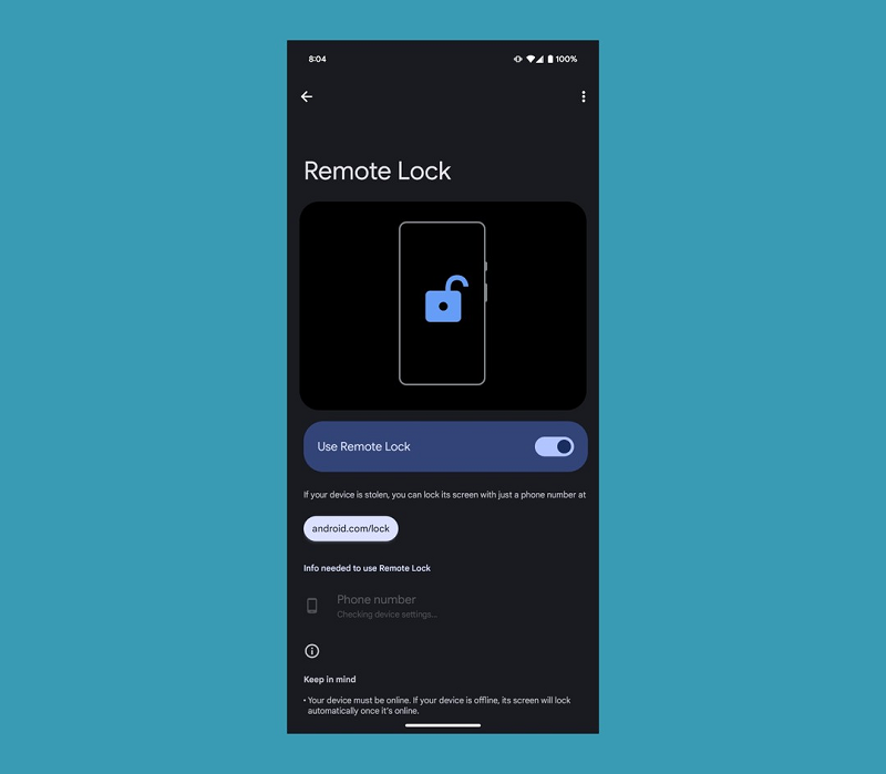 Remote-Lock-on-Android