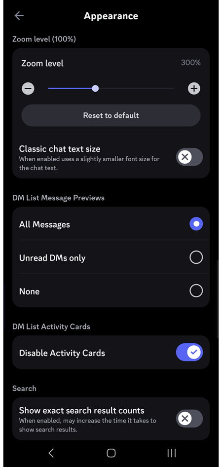 Discord-disable-activity-cards