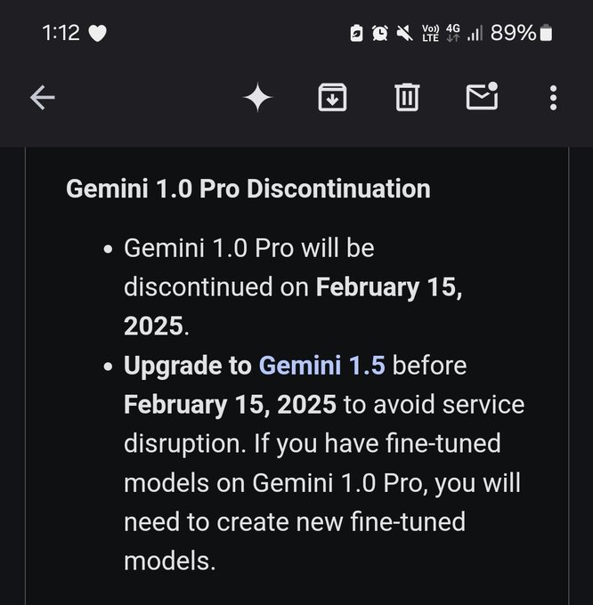 Gemini-1.0-Pro-discontinuation-February-2025