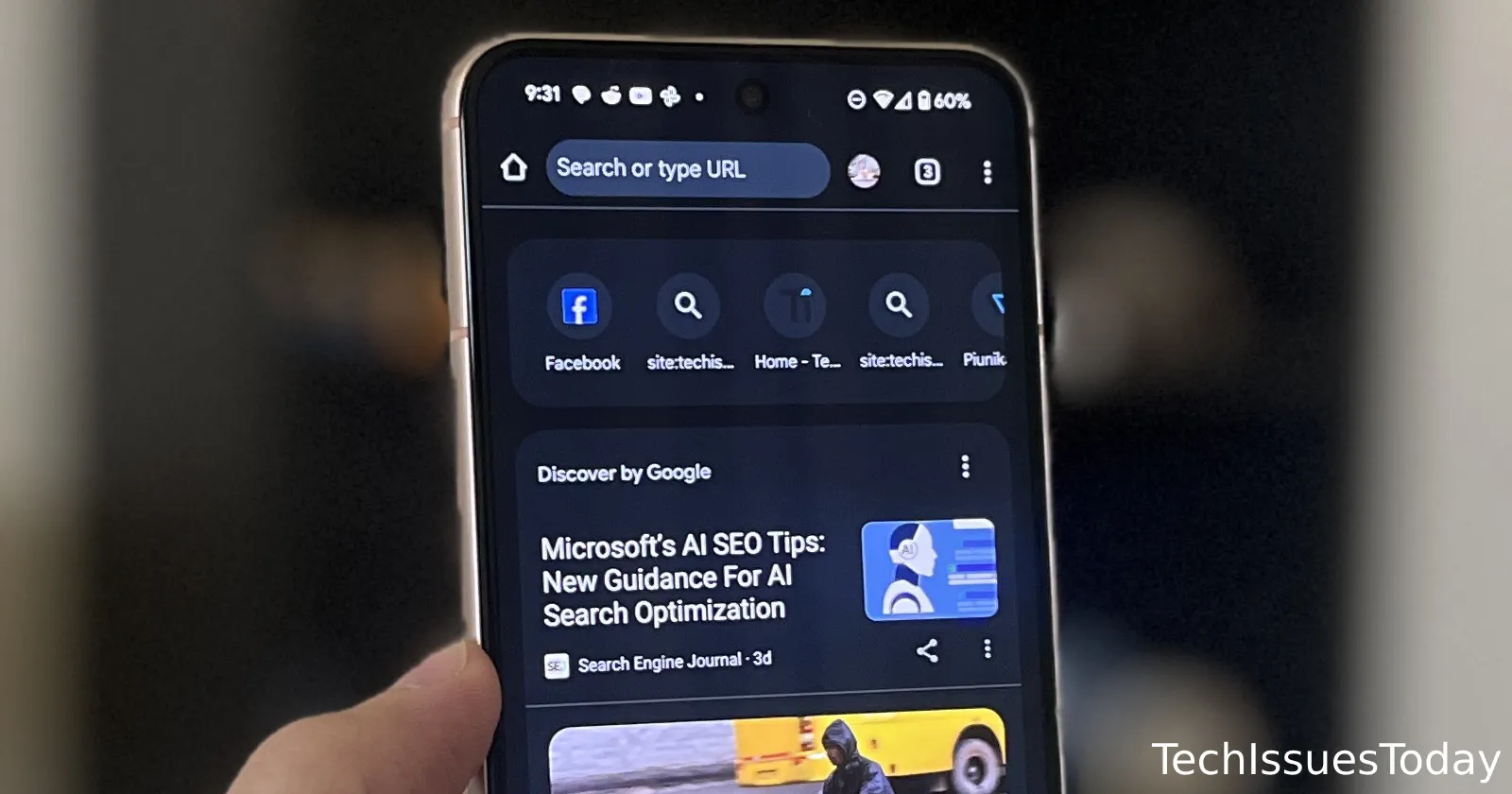 Here's how to get rid of recent searches under search bar in Google Chrome on Android