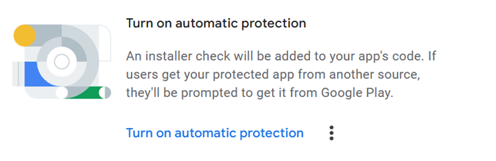 Automatic-integrity-protection