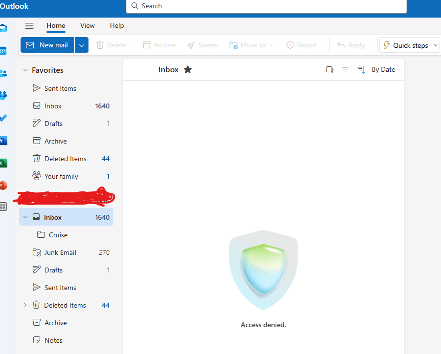 Outlook-access-denied