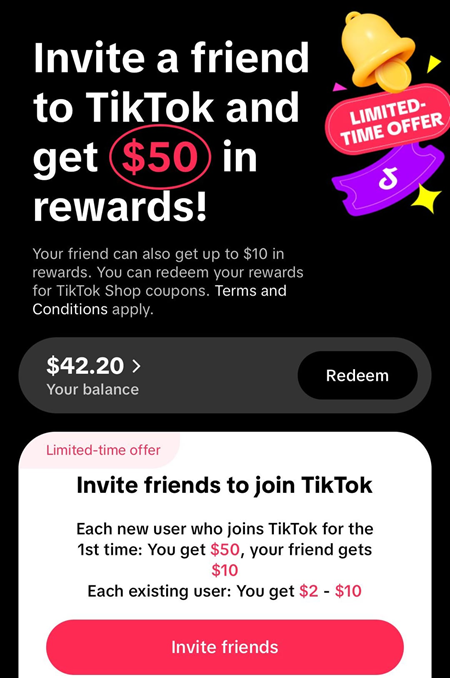 TikTok-invite-friends