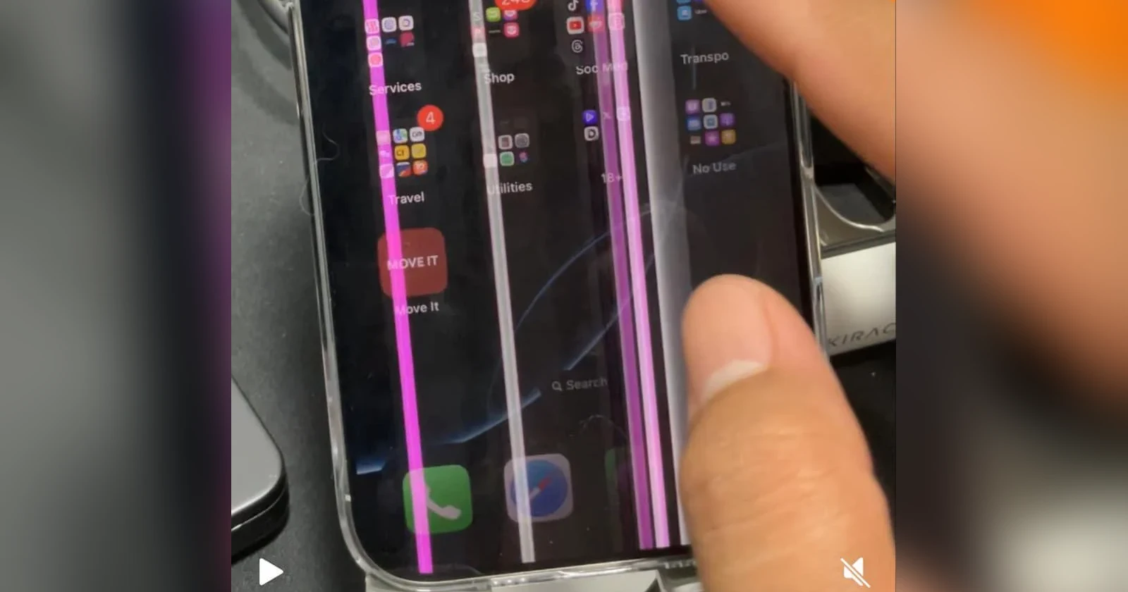 Some iPhone 16 Pro Max users report 'glitch lines' on screen