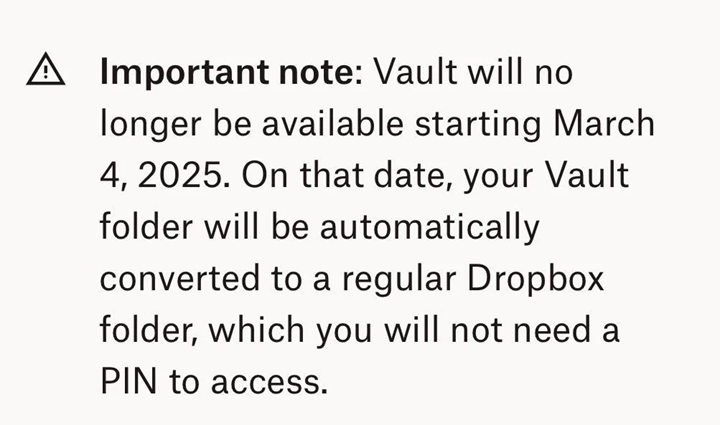 Dropbox-Vault-discontinued-in-March-2025