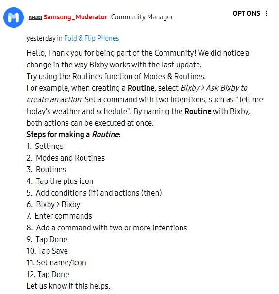 Samsung-mod-on-Bixby-Quick-Commands