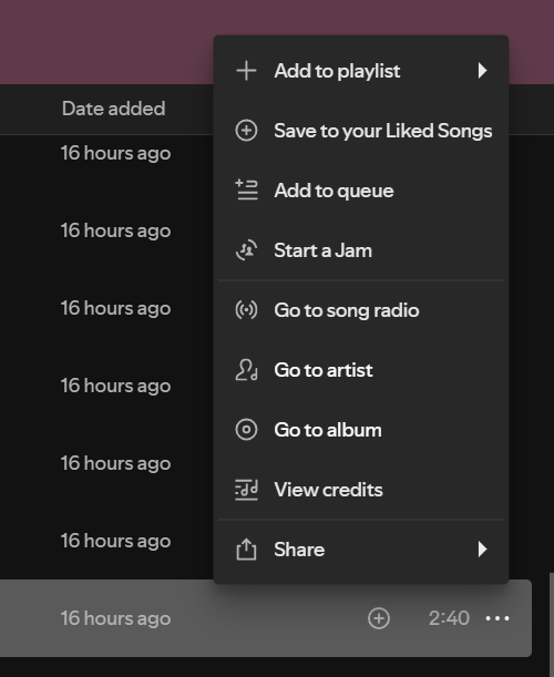 Spotify-on-desktop-missing-option-to-hide-song