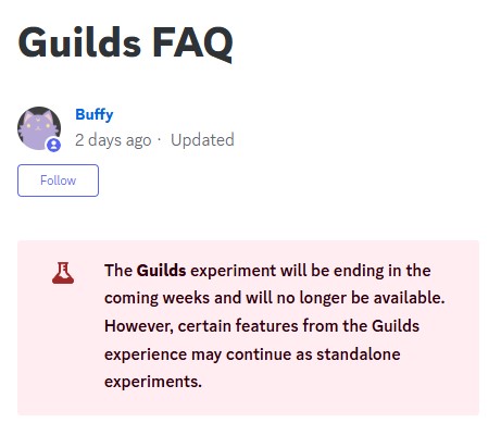 Discord-Guilds-experiment