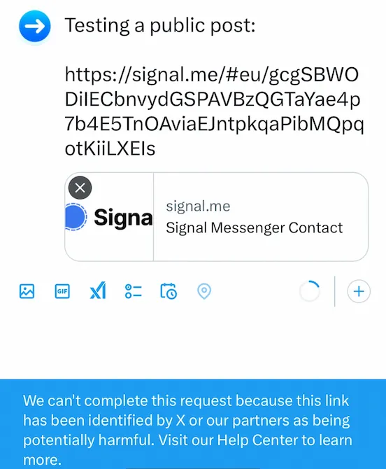 Elon-Musk-X-ban-Signal-links