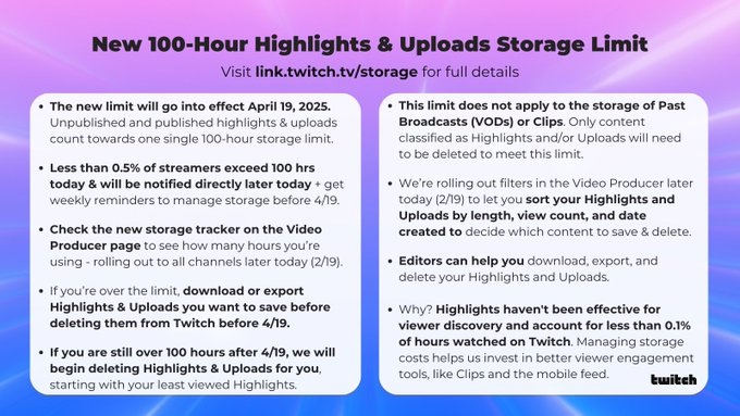 Twitch-highlights-and-uploads-limit