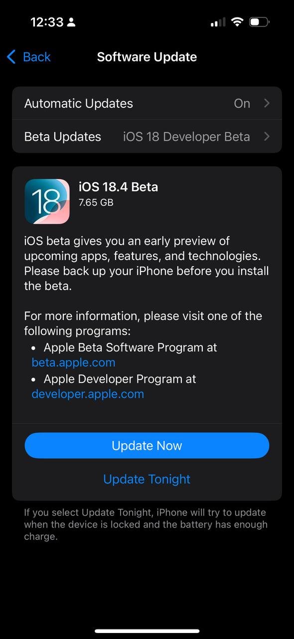 iOS-18.4-beta-1