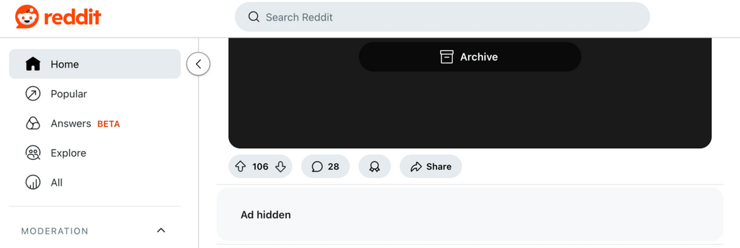 Hide-Reddit-ads