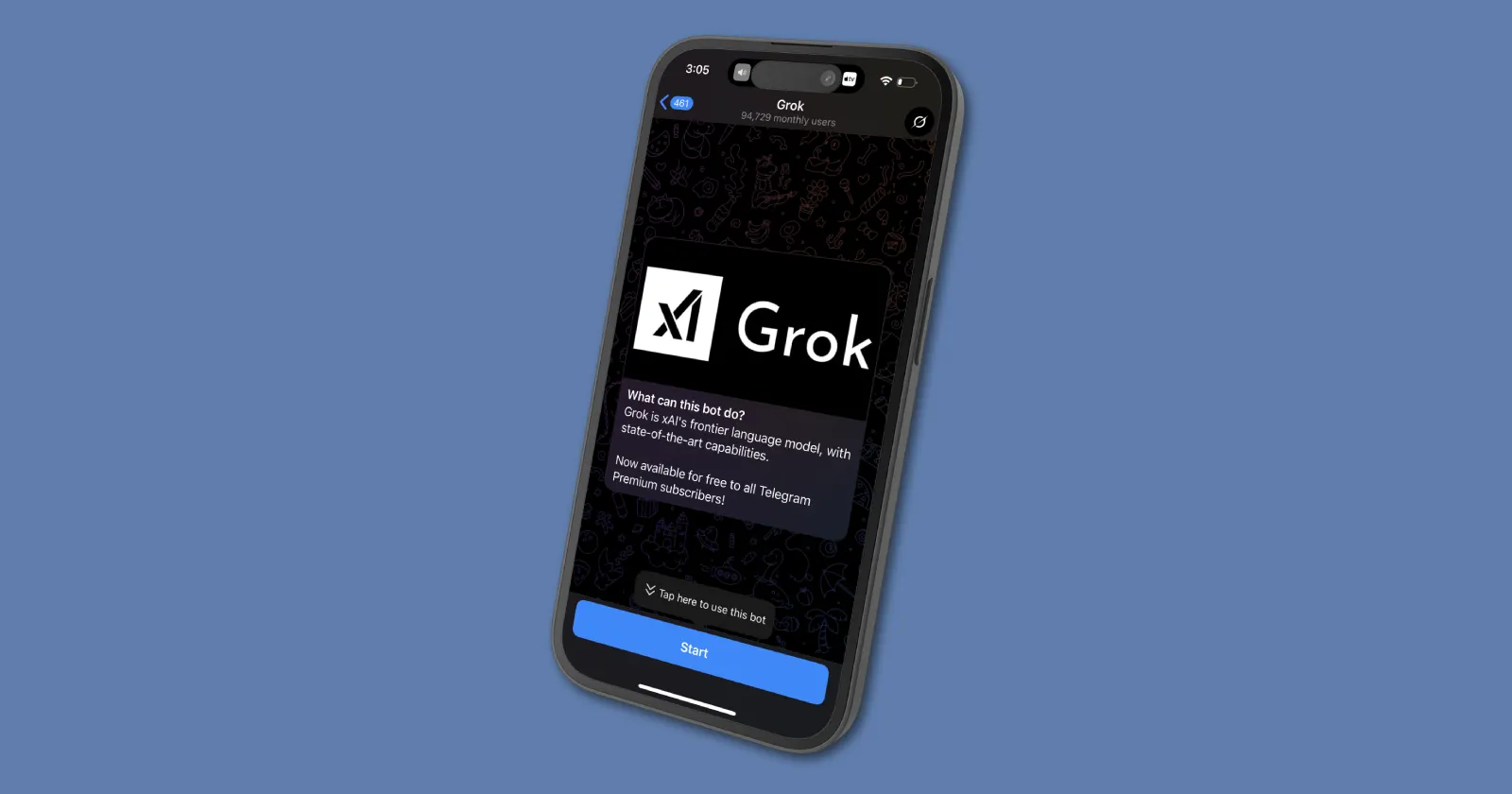 Elon Musk's Grok AI lands on Telegram for all Premium subscribers