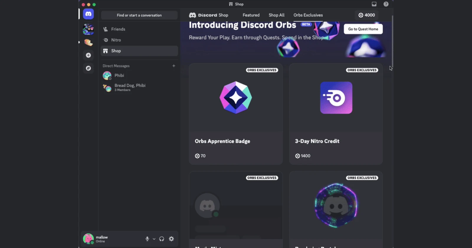 Discord scraps DM Wallpapers experiment, introduces limits on Quests as new 'Orbs' currency rolls out