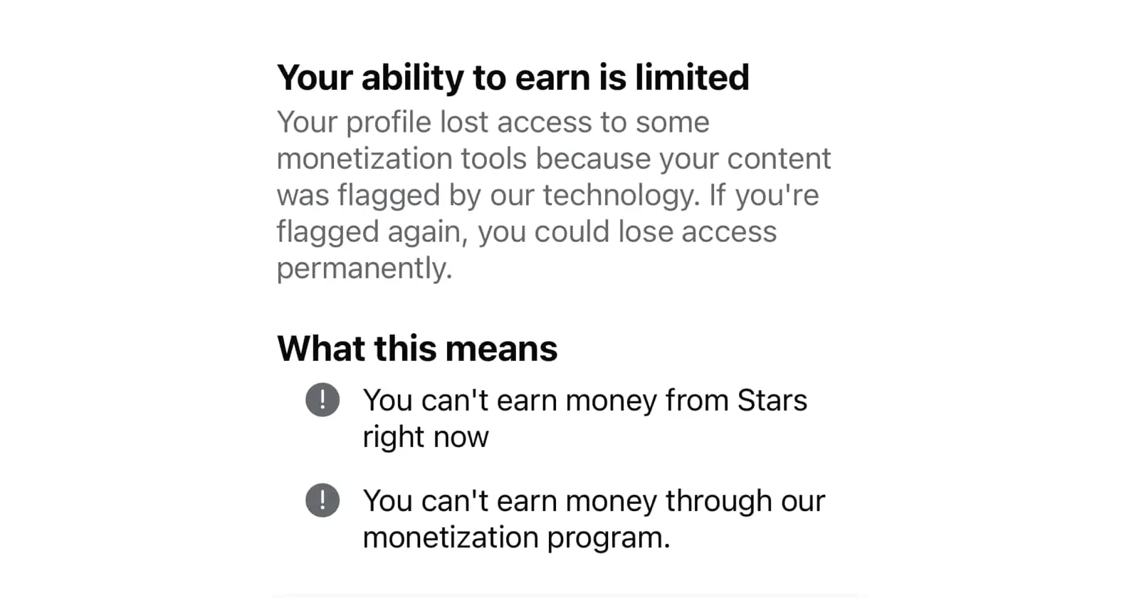 Facebook suspending monetization for many users for no apparent reason