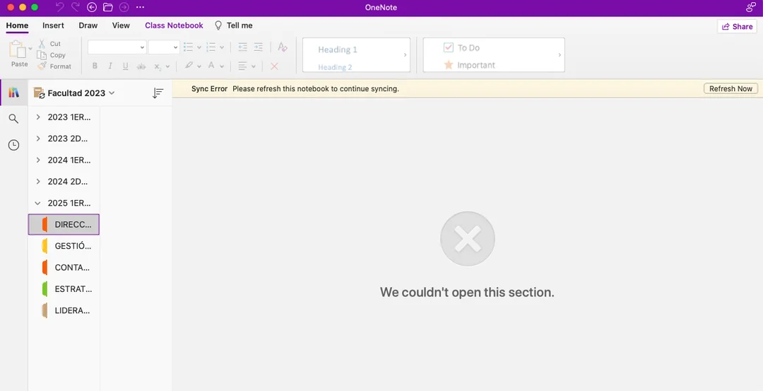 Facing OneNote sync issue on macOS? Here's what's going on