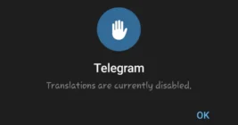 Telegram confirms translation feature temporarily unavailable, says it'll be 
