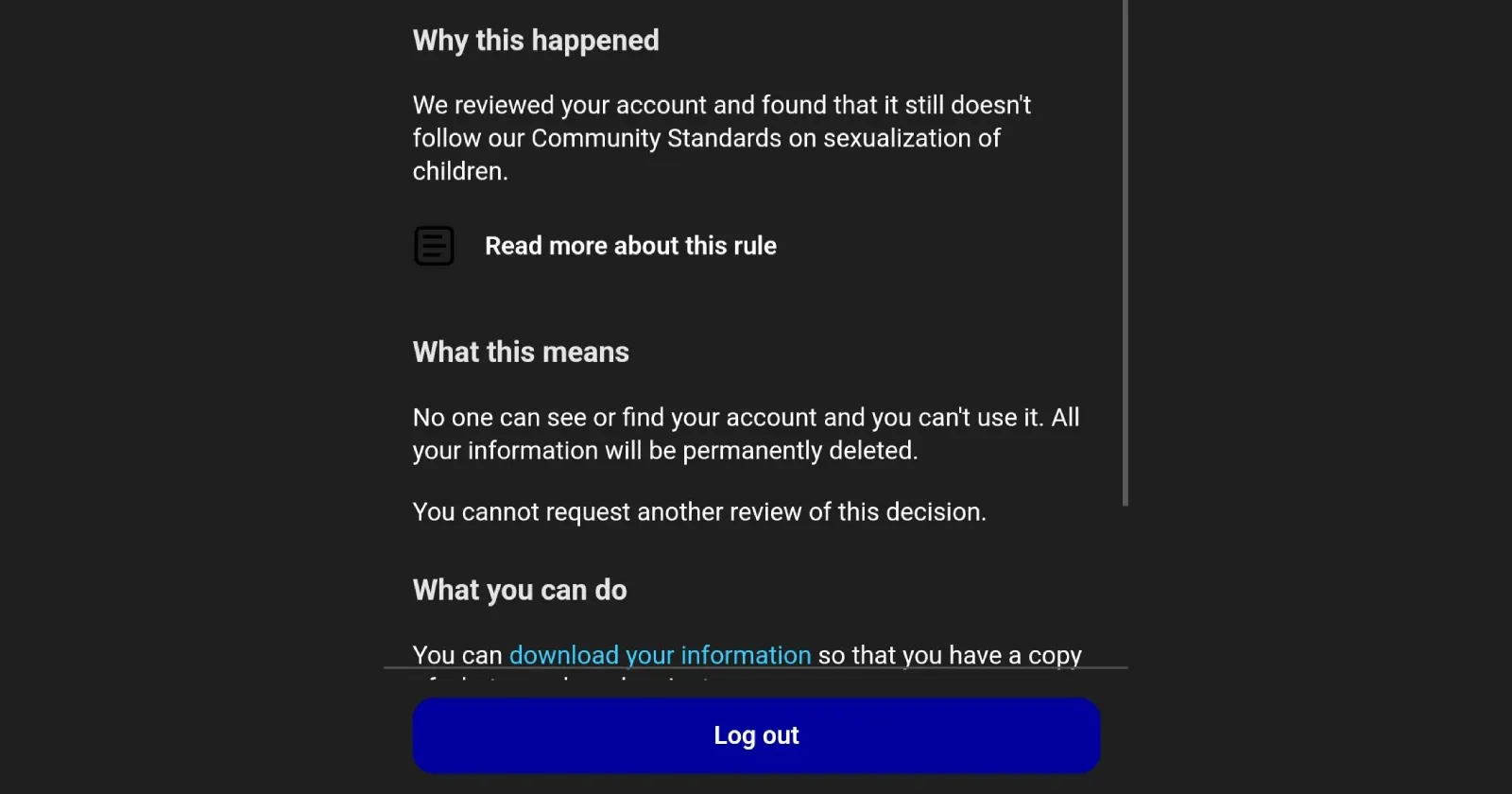 Instagram shifts ban language: 