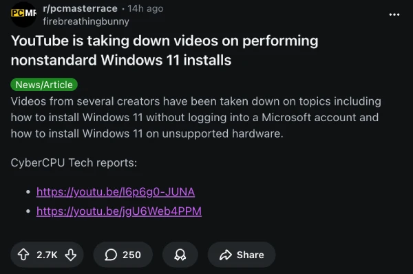 youtube-windows-moderation-issue
