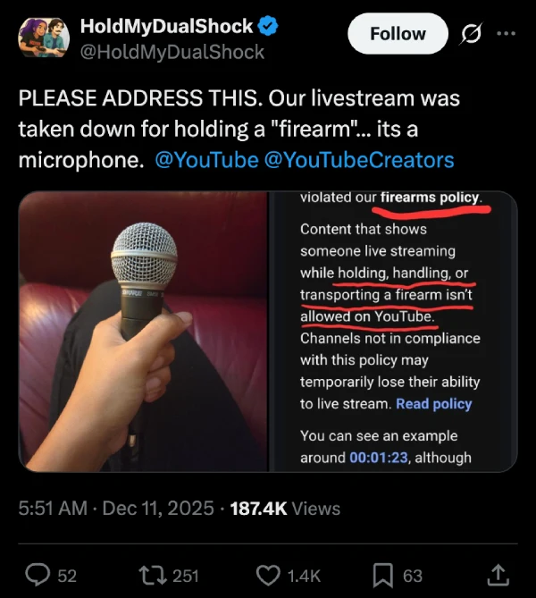 youtube-livestream-taken-down-complaint