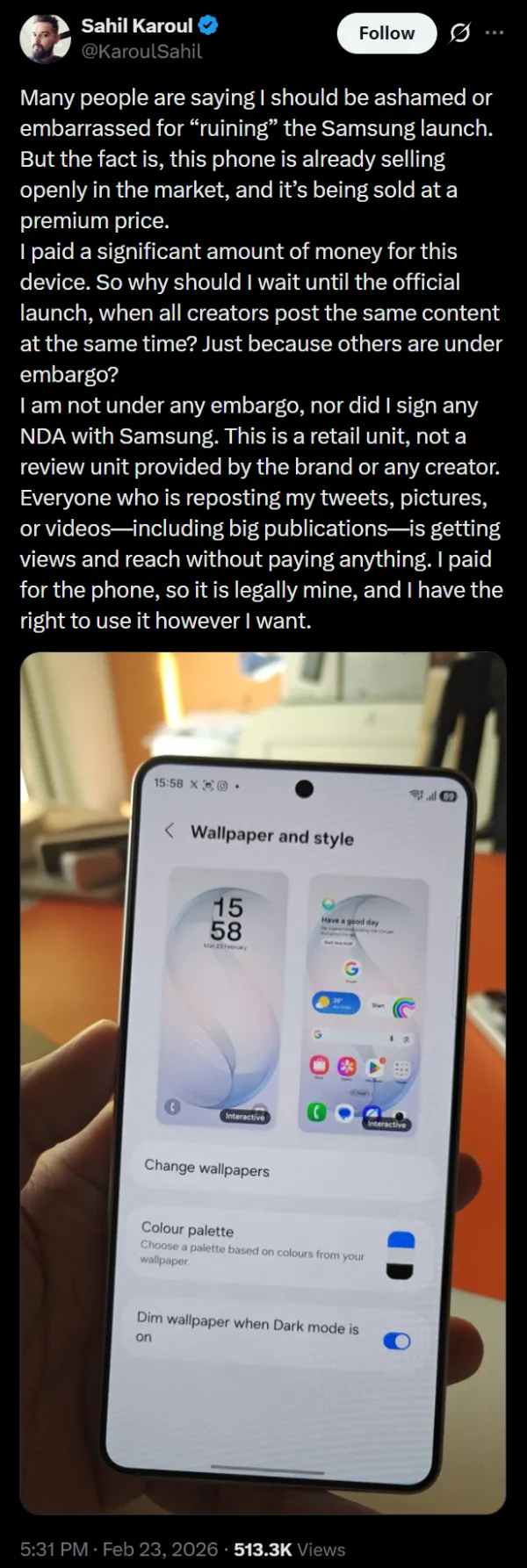 galaxy-s26-ultra-leak-creator-statement