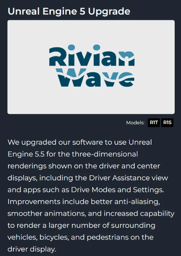 rivian-unreal-engine-5-upgrade